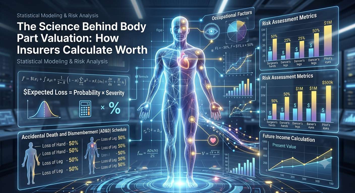 The Science Behind Body Part Valuation How Insurers Calculate Worth