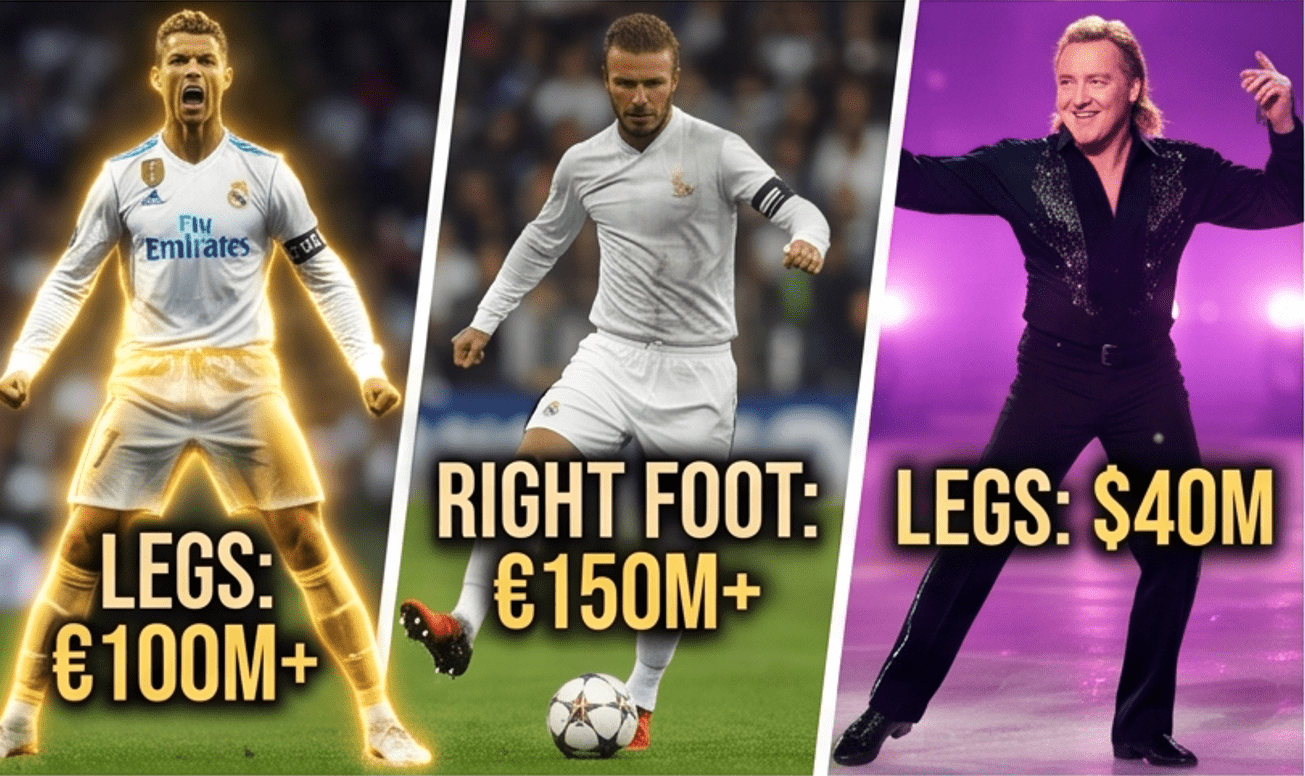 Sports Stars Who Insured Their Bodies for Millions: Ronaldo, Beckham, Flatley & More