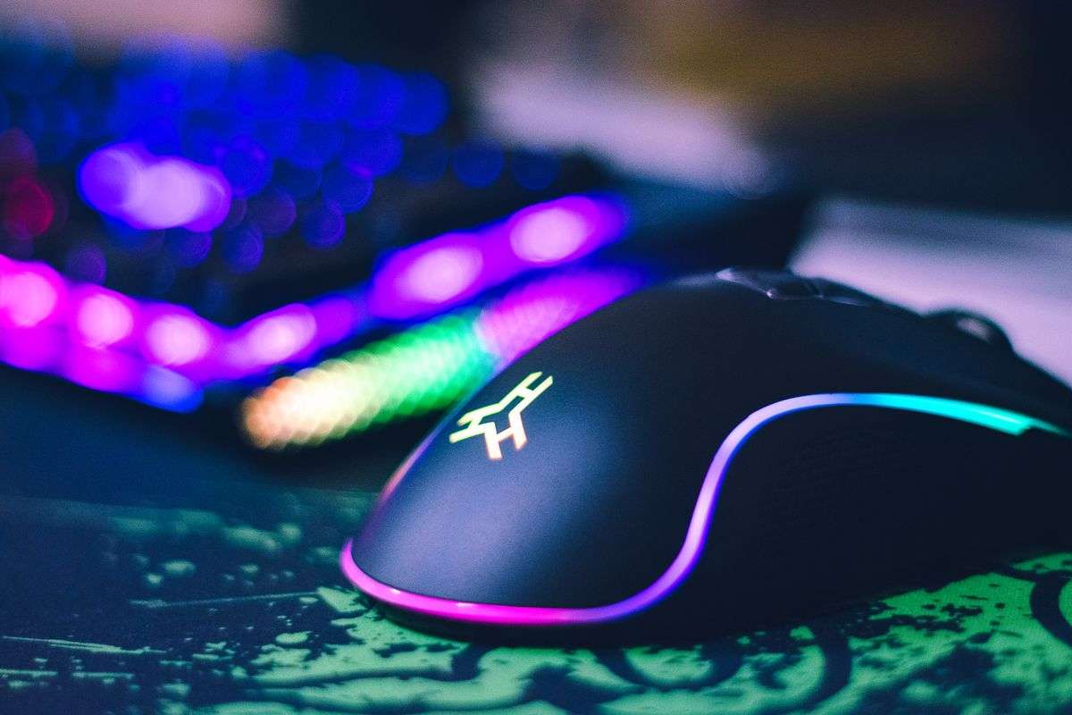 Gaming keyboard and mouse setup representing esports players' hand and wrist insurance